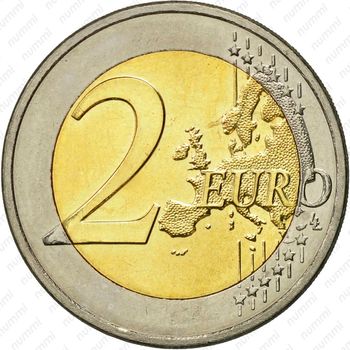 2 евро 2013, Национальный гимн [Люксембург] - Реверс