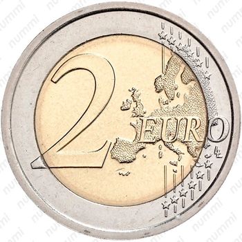 2 евро 2013, Вакантный престол [Ватикан] - Реверс
