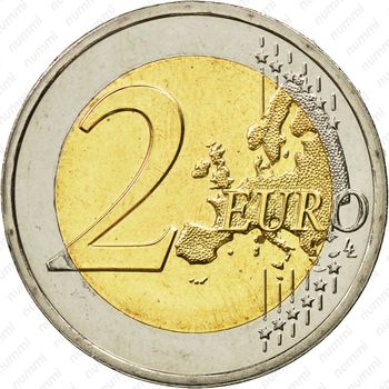 2 евро 2014, 175 лет нации [Люксембург] - Реверс
