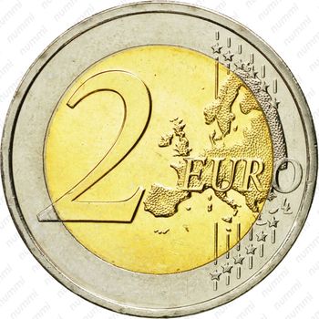 2 евро 2014, 200 лет полиции Мальты [Мальта] - Реверс