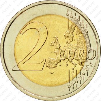 2 евро 2014, 40 лет Революции гвоздик [Португалия] - Реверс