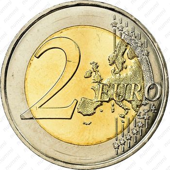 2 евро 2014, 70 лет высадке в Нормандии [Франция] - Реверс