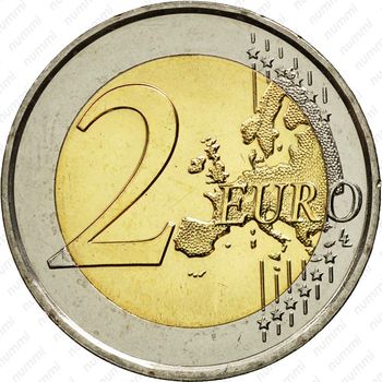 2 евро 2014, Виллем-Александр и Беатрикс [Нидерланды] - Реверс