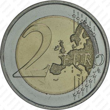 2 евро 2015, 150 лет со дня рождения Яна Сибелиуса [Финляндия] - Реверс