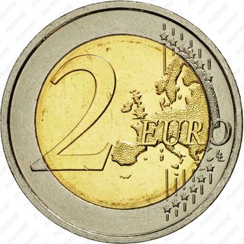 2 евро 2015, 30 лет флагу Европейского союза [Ирландия] - Реверс