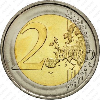 2 евро 2016, 200 лет Национальному банку [Австрия] - Реверс