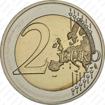 2 евро 2017, Исторические области Латвии - Курземе [Латвия] - Реверс