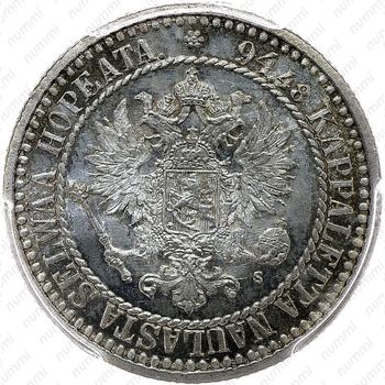 1 марка 1866, S - Аверс