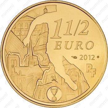 1½ евро 2012, Футбольный клуб - Пари Сен-Жермен [Франция] - Реверс