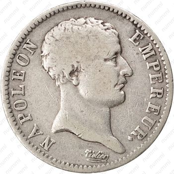1 франк 1807, Старый тип: большой портрет, без венка [Франция] - Аверс