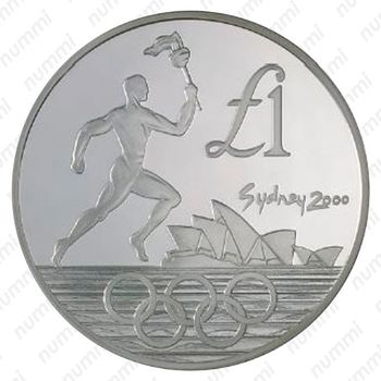 1 фунт 2000, XXVII летние Олимпийские Игры, Сидней 2000 [Кипр] - Реверс