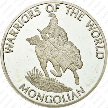 10 франков 2010, Воины мира - Монгол [Демократическая Республика Конго] - Аверс