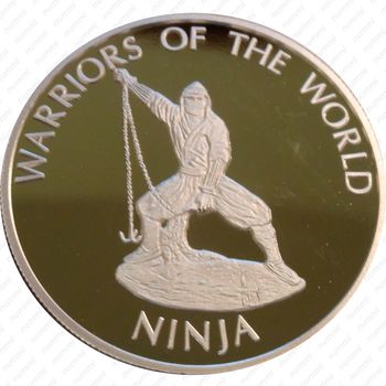 10 франков 2010, Воины мира - Ниндзя [Демократическая Республика Конго] - Аверс