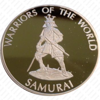 10 франков 2010, Воины мира - Самурай [Демократическая Республика Конго] - Реверс