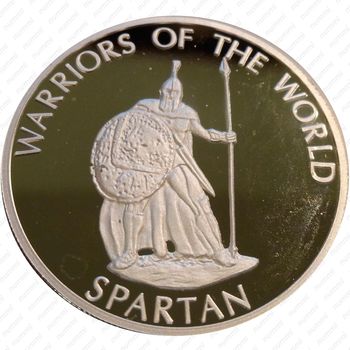 10 франков 2010, Воины мира - Спартанец [Демократическая Республика Конго] - Аверс