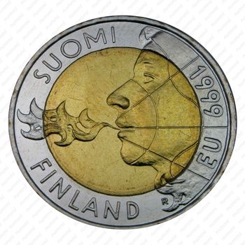 10 марок 1999, Финское председательство в ЕС [Финляндия] - Аверс