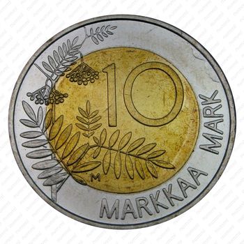10 марок 1999, Финское председательство в ЕС [Финляндия] - Реверс