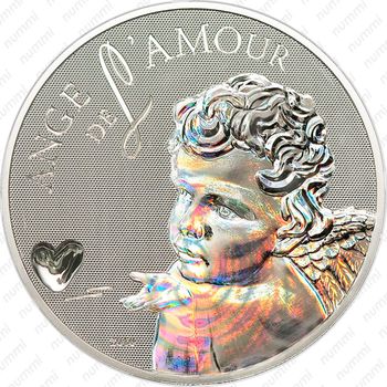 1000 франков 2010, Ангел любви [Камерун] - Реверс