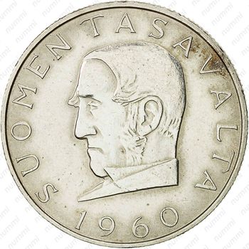 1000 марок 1960, 100 лет валютной системе Снелльмана [Финляндия] - Аверс