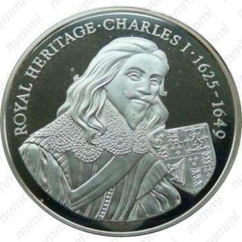2 фунта 1996, Королевское наследие - Карл I [Фолклендские острова] - Реверс