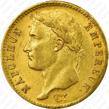 20 франков 1809-1814 [Франция] - Аверс
