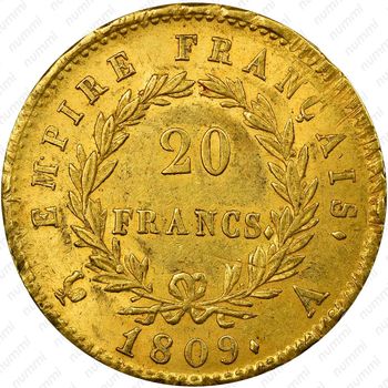 20 франков 1809-1814 [Франция] - Реверс