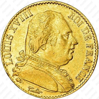 20 франков 1814-1815 [Франция] - Аверс