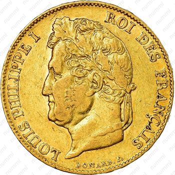 20 франков 1832-1848 [Франция] - Аверс