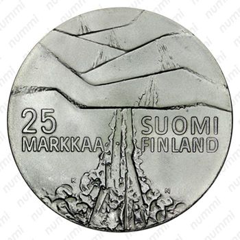25 марок 1978, Зимние игры в Лахти [Финляндия] - Реверс