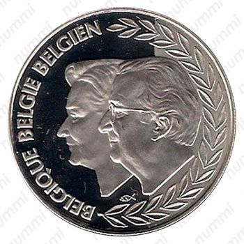 250 франков 1998, 40 лет со дня свадьбы Альберта II и Паолы [Бельгия] - Аверс