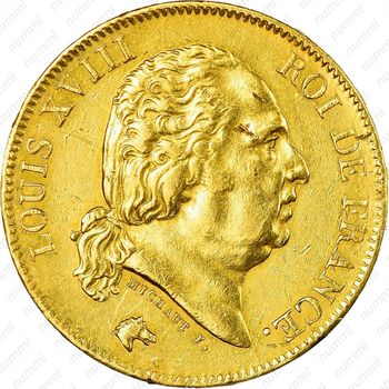 40 франков 1816-1824 [Франция] - Аверс