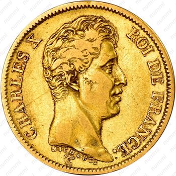 40 франков 1824-1830 [Франция] - Аверс