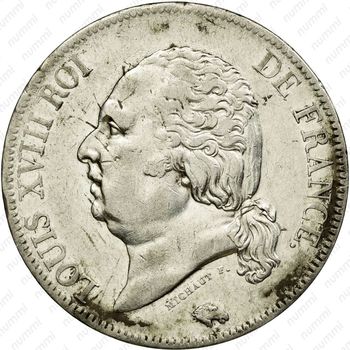 5 франков 1816-1824 [Франция] - Аверс
