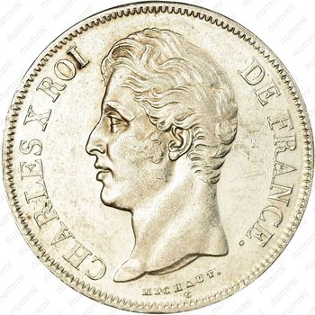 5 франков 1827-1830 [Франция] - Аверс