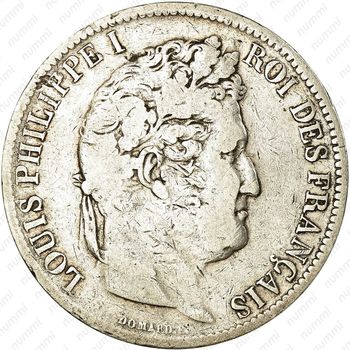 5 франков 1831, Новый тип: с венком [Франция] - Аверс