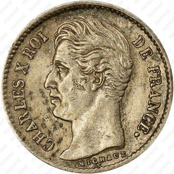 ¼ франка 1825-1830 [Франция] - Аверс