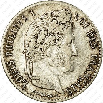 ¼ франка 1831-1845 [Франция] - Аверс