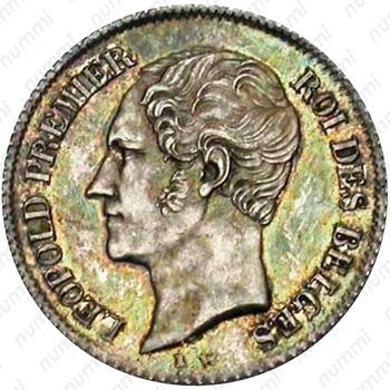 ¼ франка 1849-1850 [Бельгия] - Аверс