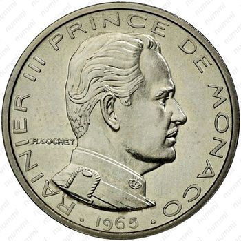 ½ франка 1965-1995 [Монако] - Аверс