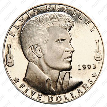 10 долларов 1993, Элвис Пресли [Австралия] - Реверс