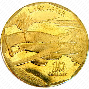 10 долларов 1994, Avro Lancaster [Австралия] - Реверс