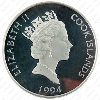 10 долларов 1994, Джеймс Кук [Австралия] - Аверс
