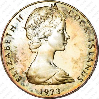 2 доллара 1973, 20 лет Коронации [Австралия] - Аверс