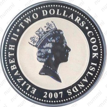 2 доллара 2007, Приключения Шерлока Холмса - Шерлок Холмс [Австралия] - Аверс