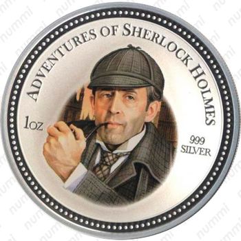 2 доллара 2007, Приключения Шерлока Холмса - Шерлок Холмс [Австралия] - Реверс