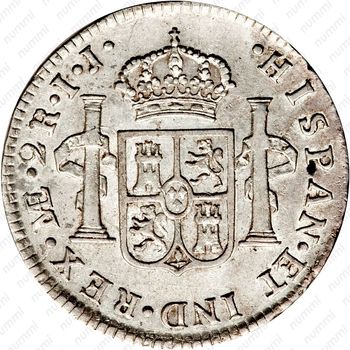 2 реала 1791-1808 [Перу] - Реверс