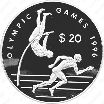 20 долларов 1993, XXVI летние Олимпийские Игры, Атланта 1996 [Австралия] - Реверс