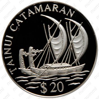 20 долларов 1995, Катамаран Таинуи [Австралия] - Реверс