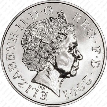 5 фунтов 2001, 100 лет со дня смерти Королевы Виктории [Великобритания] - Аверс