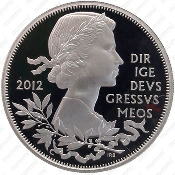 5 фунтов 2012, Бриллиантовый юбилей правления Королевы Елизаветы II [Великобритания] - Реверс
